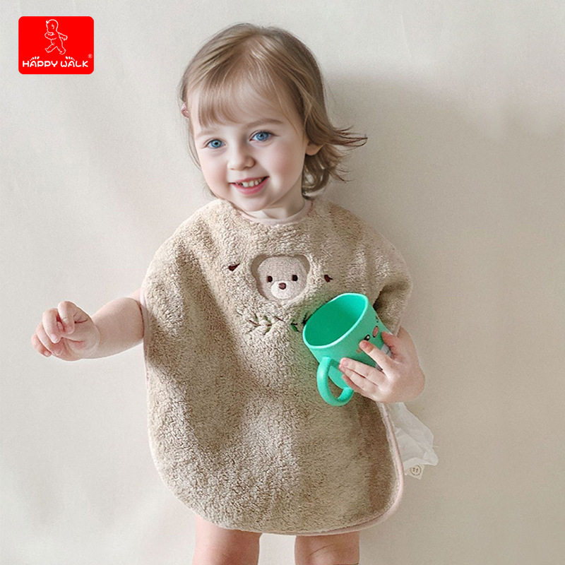 儿童洗簌巾宝宝刷牙洗脸防水擦脸围兜不湿衣口水巾A类现货,婴童用品,小围嘴,淘宝优惠券,粉丝福利购,淘宝优惠卷