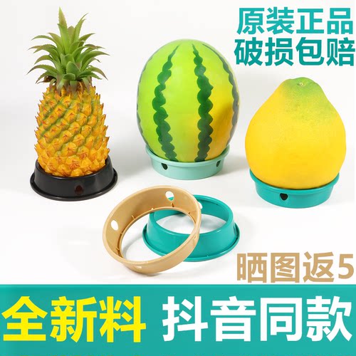 水果菠萝柚子哈密瓜西瓜榴莲垫圈陈列框展示底托塑料水果展示凤梨