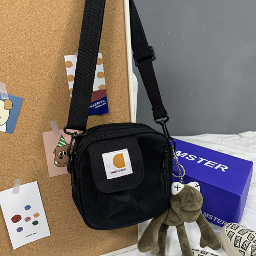 ulzzang滑板土酷风单肩包小黑包