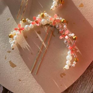 【拱门珠珠簪】戏曲越剧花旦小旦头饰小配饰宫女千金小姐边花百搭