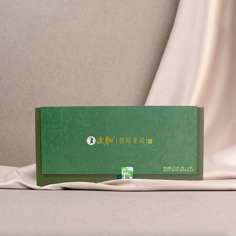 春茶上市文新信阳毛尖绿茶2026新茶特级嫩芽茶叶礼盒装152g