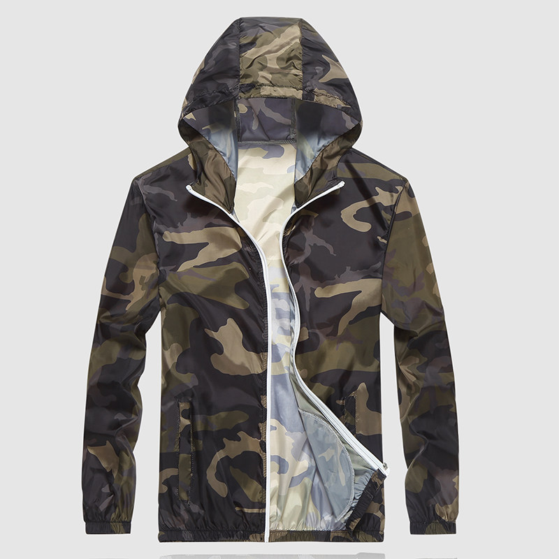 迷彩防晒服男外套夏季运动大码透气户外钓鱼皮肤衣情侣防晒衣衫女