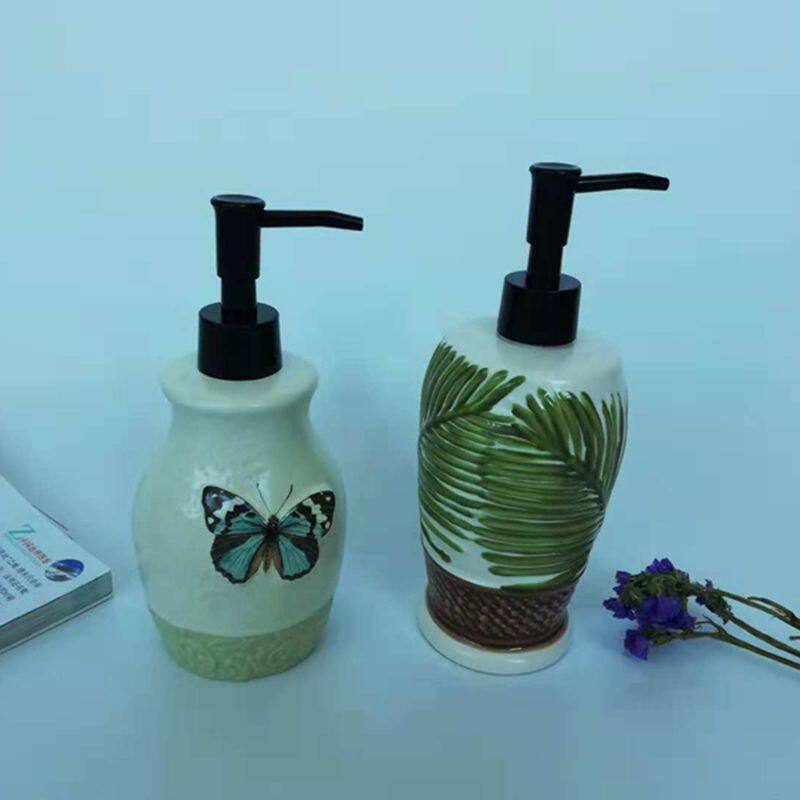 洗手液瓶子欧式陶瓷简约个性浮液瓶酒店洗发水沐浴露按压瓶特别价