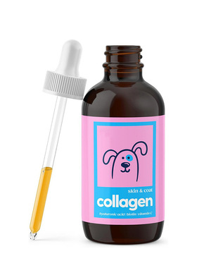 现货独立站TK亚马逊跨境爆款宠物胶原蛋白滴剂Pet Collagen Drops