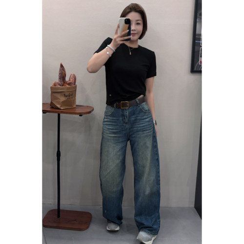 【思文Kiki】韩版一根筋百搭T W6-802