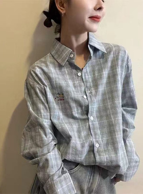 【春夏新品】高品质格子衬衫  B22-3350