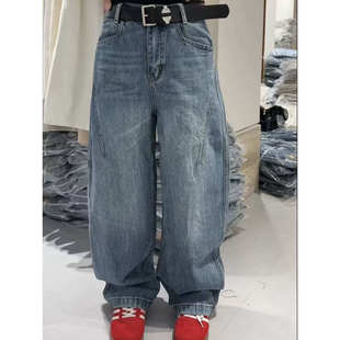 A19 欧货大口袋牛仔弯刀裤 095 思文自留
