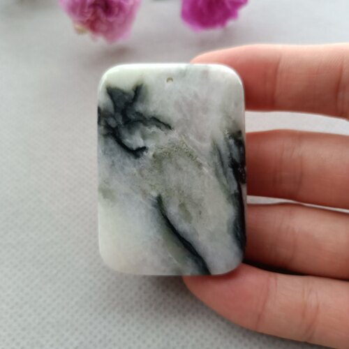 西安蓝田玉水墨如画无事牌