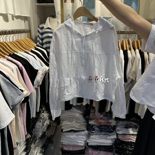 韩国直邮COCO HOLIC空空韩代26夏季新款时尚人气推荐百搭连帽衬衫