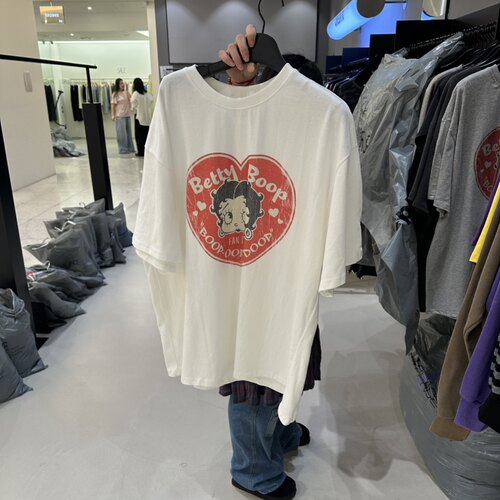 韩国直邮CREDITO空空韩代26夏季新款人气推荐时尚百搭宽松短袖T恤