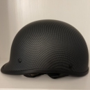 碳纤维哈雷半盔电动车安全帽成人头盔瓢盔复古机车翘盔头灰骑行夏