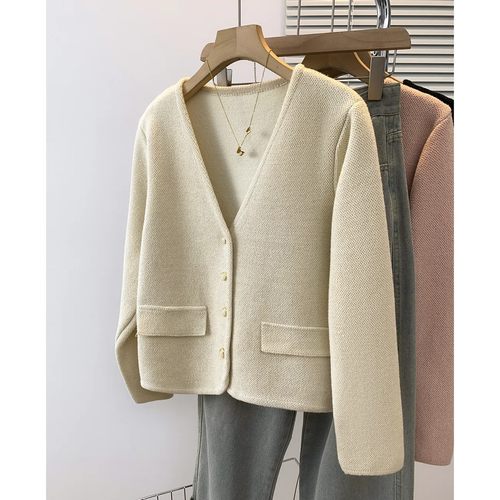 胖mm特大码300斤法式复古开衫毛衣女秋冬设计感显瘦短款针织外套