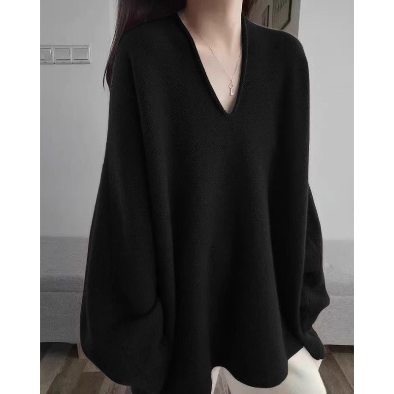 胖mm特大码2-300斤温柔风软糯毛衣女秋冬洋气休闲百搭长袖针织衫