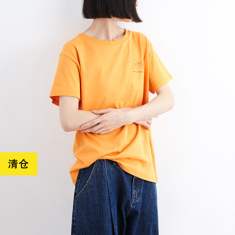 牵小手纯棉印花宽松T恤衫