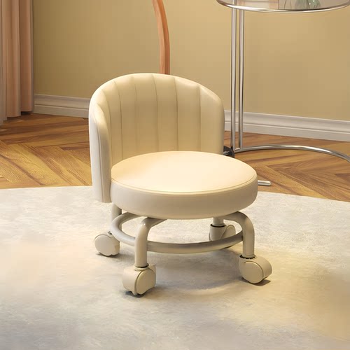 万向轮家用小凳子滑轮矮凳神器