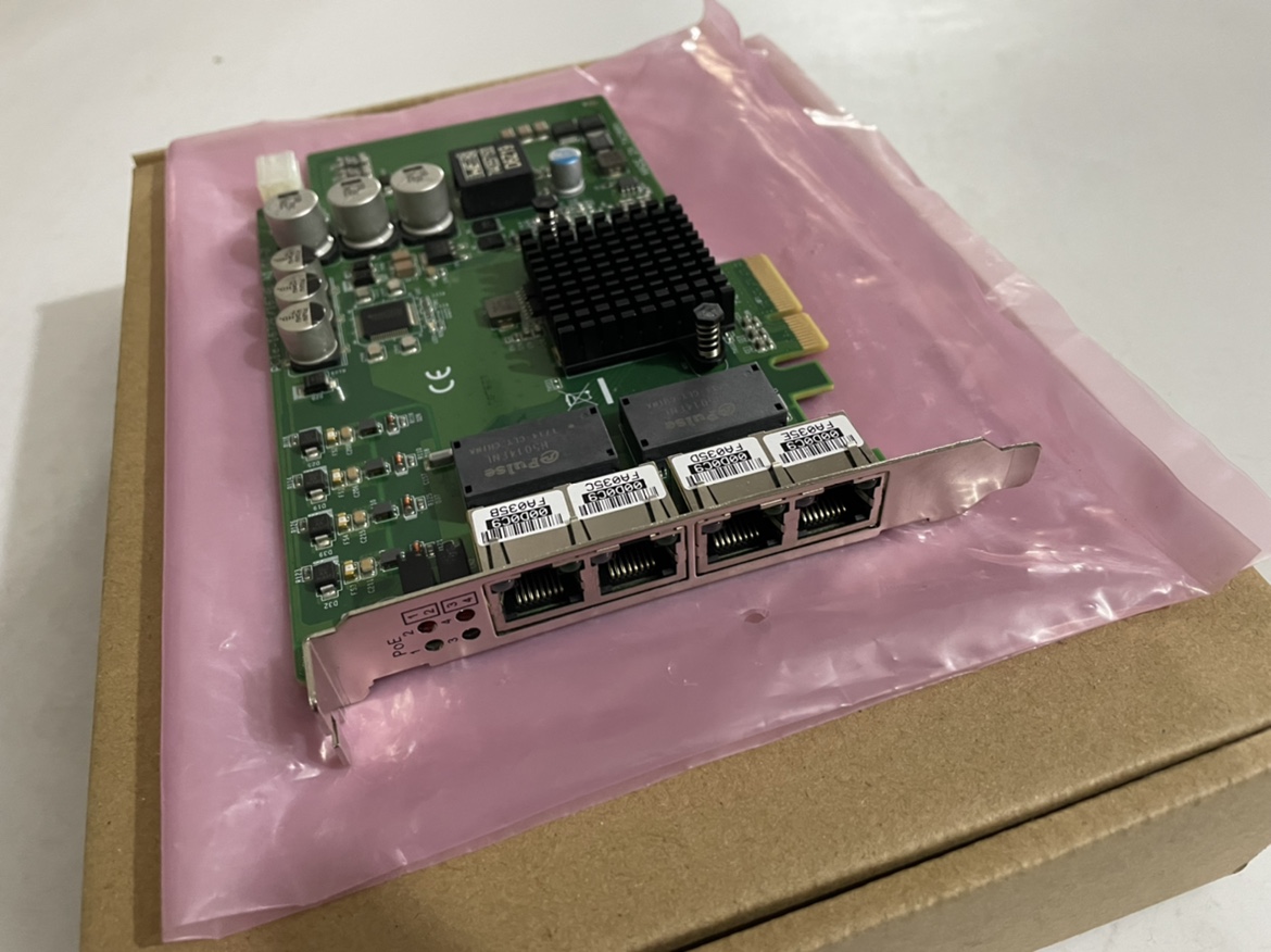 全新研华4口POE网卡 PCIE-1672E PCIE-1674E 保二年