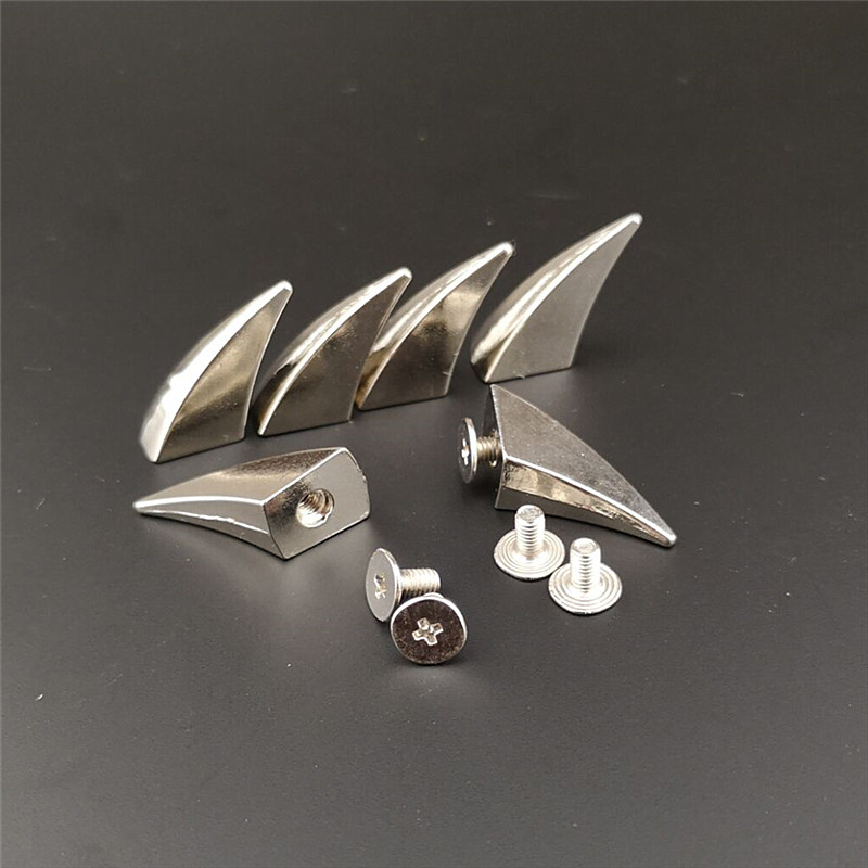 무료 배송 합금 시리즈 버섯 모양의 나사 펑크 스파이크 DIY 리벳 액세서리 소재 버드 나무 바위 금속 손톱