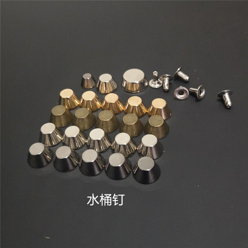 DIY 리벳 의류 가방 액세서리 범핑 손톱 원추형 손톱 버섯 광장 리벳 가방 장식 액세서리 펑크 멀티 컬러