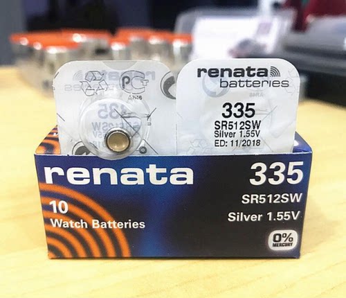原装瑞士renata电池手表sr512sw