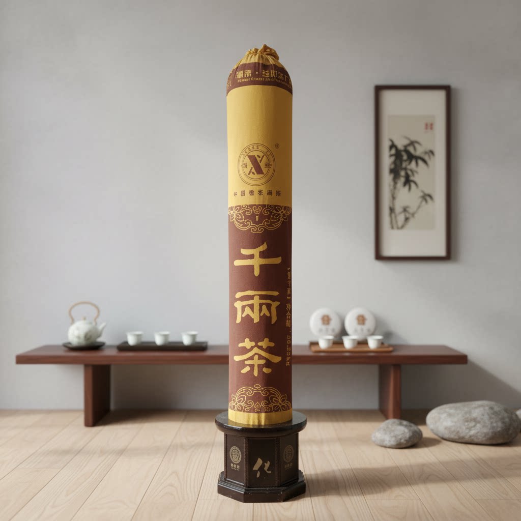 湖南安化黑茶正品湘益2012年千两茶36.25kg正宗花卷茶湖南特产