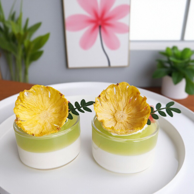 mini碗形菠萝干甜品蛋糕装饰果干