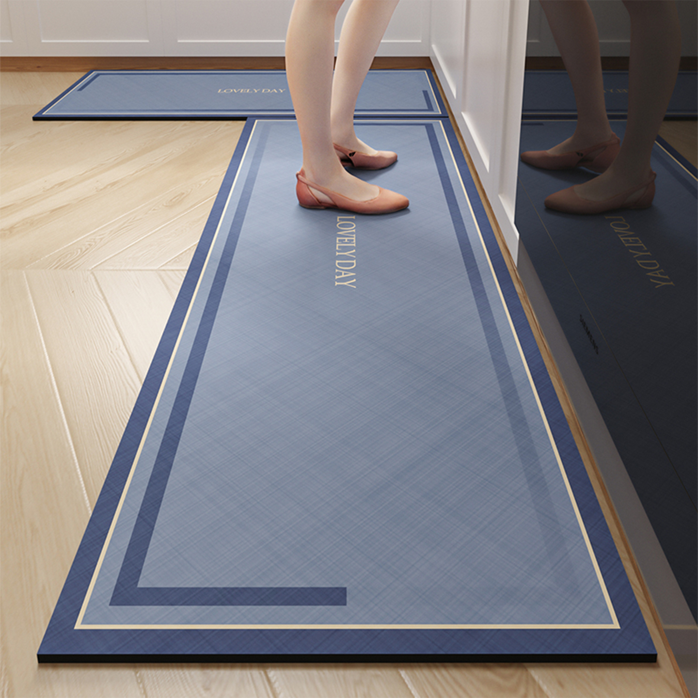 厨房地垫防滑防油防水可擦免洗