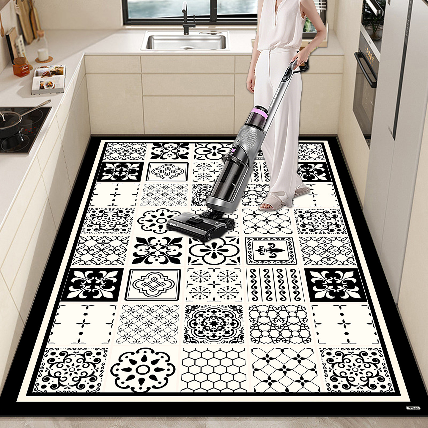 硅藻泥厨房专用地垫简约吸水防滑防油耐脏家用大面积满铺定制地毯,居家布艺,厨房地垫,淘宝优惠券,粉丝福利购,淘宝优惠卷