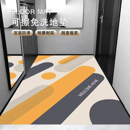 硅藻泥入户门地垫防滑吸水可擦垫
