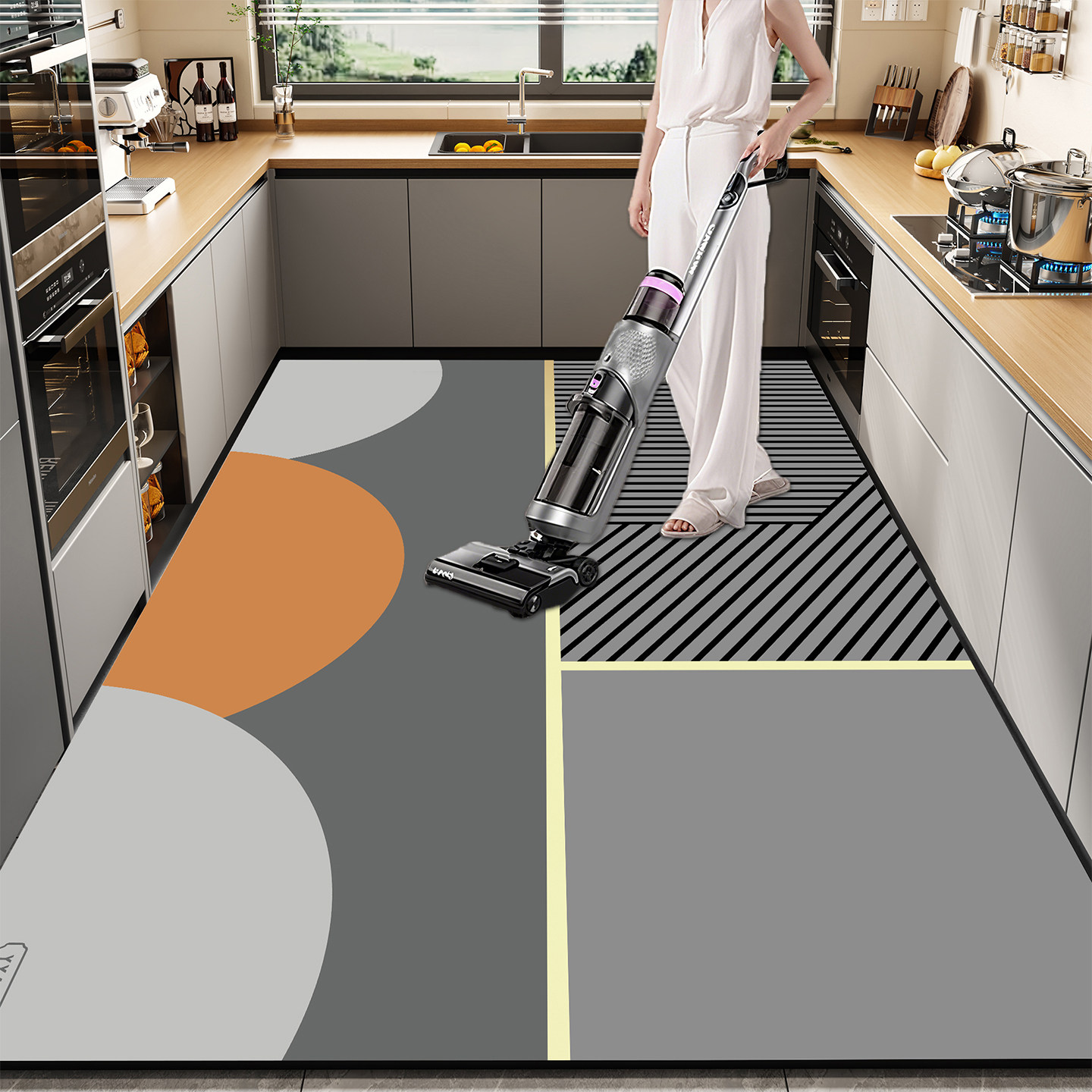 硅藻泥厨房地垫防滑防油吸水垫门口耐脏脚垫满铺专用可擦免洗地垫,居家布艺,厨房地垫,淘宝优惠券,粉丝福利购,淘宝优惠卷