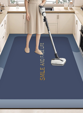 硅藻泥厨房地垫防滑防油可擦免洗吸水吸油耐脏脚垫防水大面积地垫