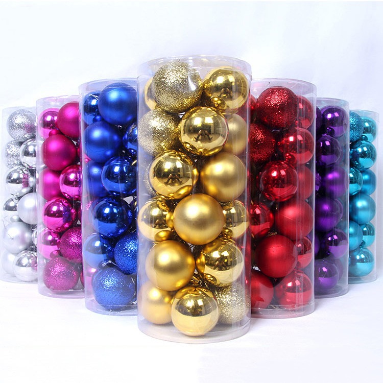 Creative 24 barreled Christmas balls, Christmas gifts, deco