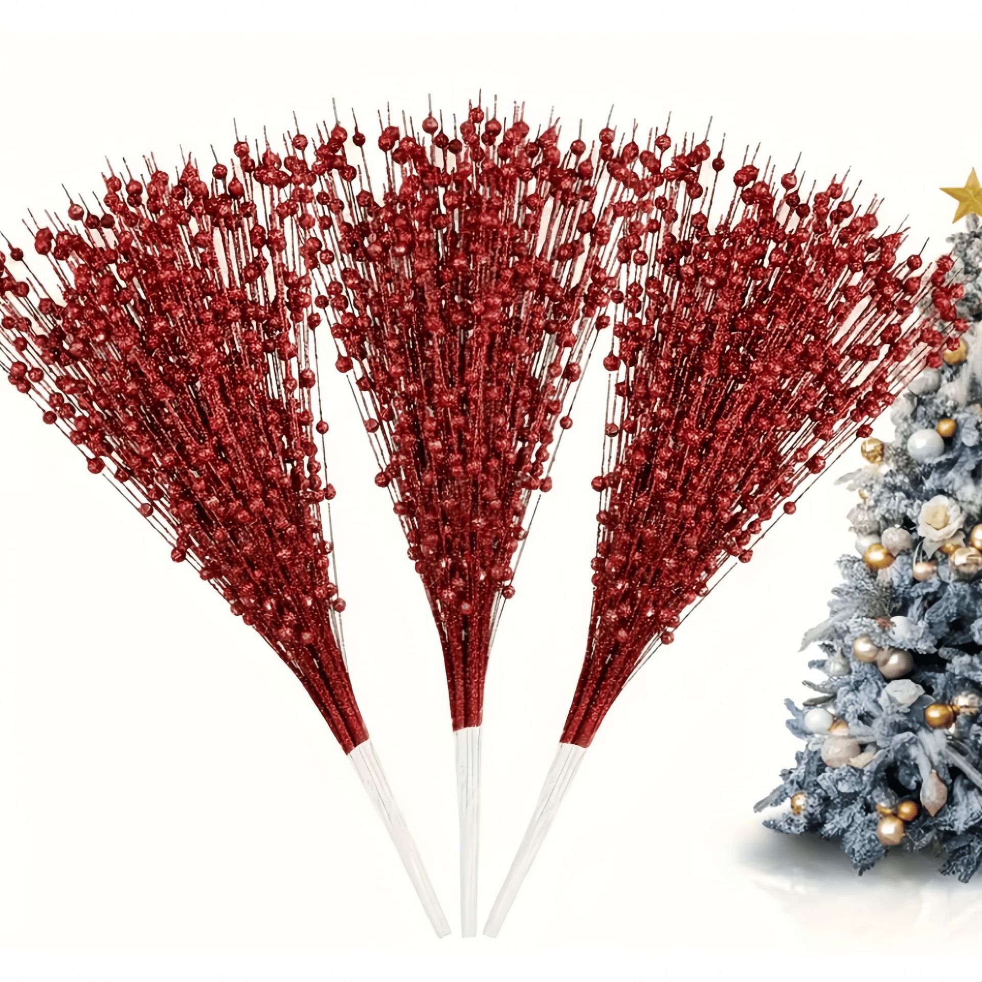 Hot selling Christmas small cuttings 43CM gold onion powder