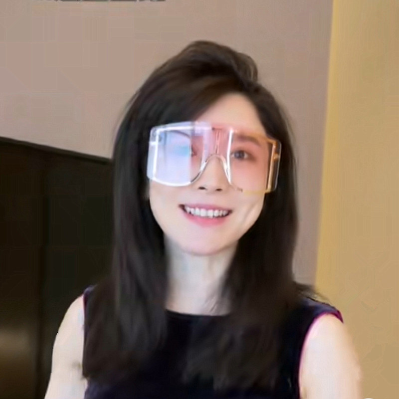 抖音四火姐姐张琰琰同款眼镜防风太阳镜个性嘻哈男女酷炫墨镜大框