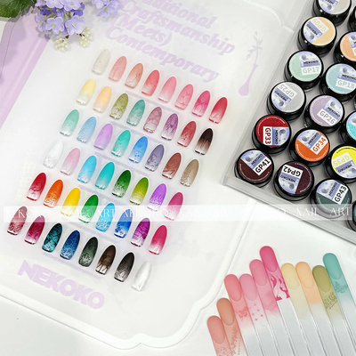 NEKOKO妮可可国风土豆泥拍拍胶免洗高饱和渐变彩绘转印美甲甲油胶
