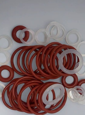 白色硅胶O型圈 食品级环保密封圈线径2外径5-外径11防水O环密封件