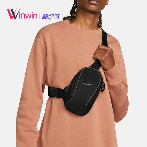 耐克男女休闲运动单肩斜挎包胸包