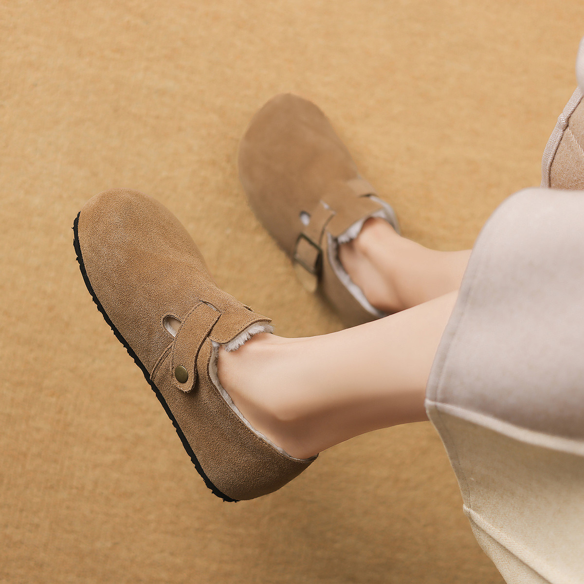 西村名物时尚软底勃肯鞋