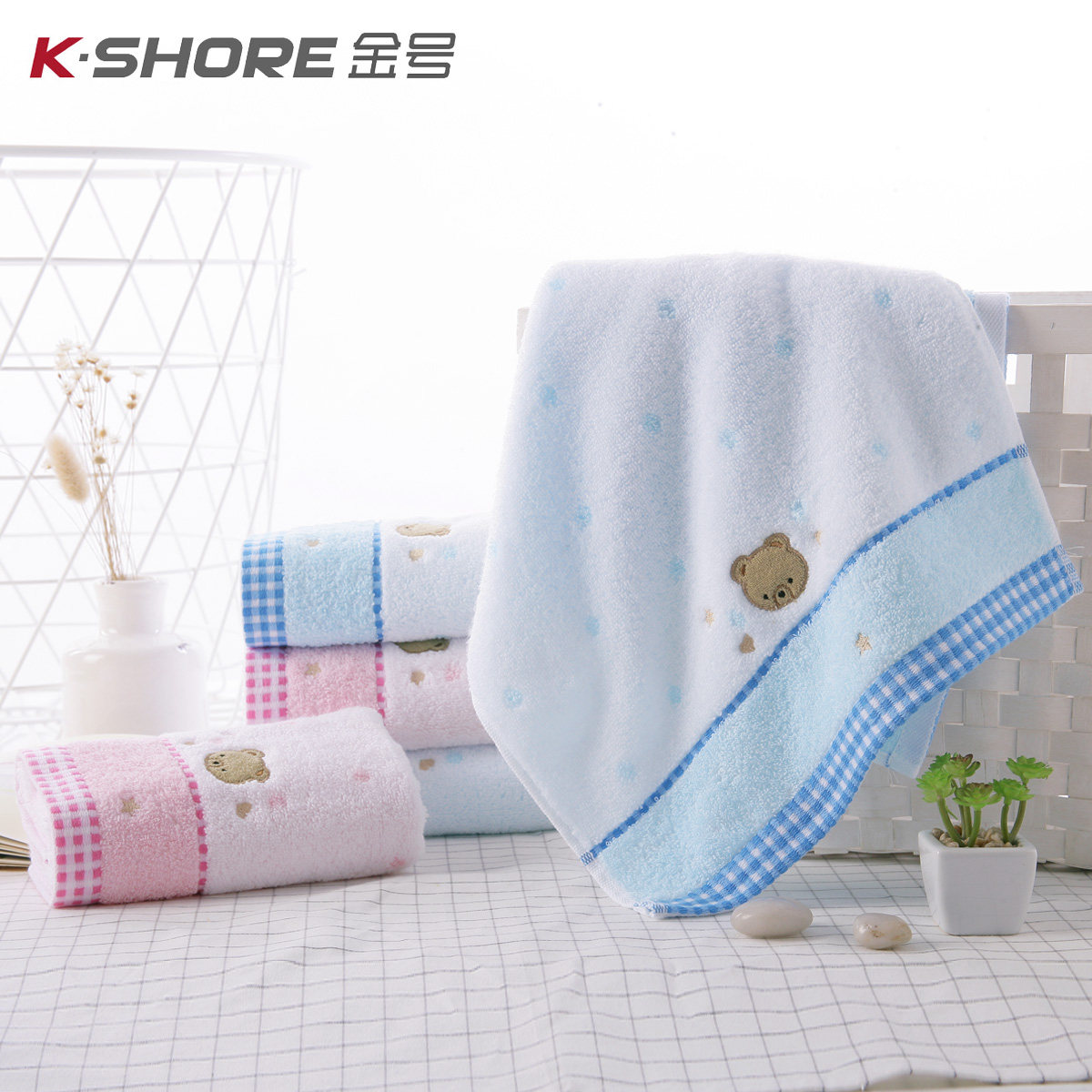 金号纯棉毛巾家用全棉柔软吸水