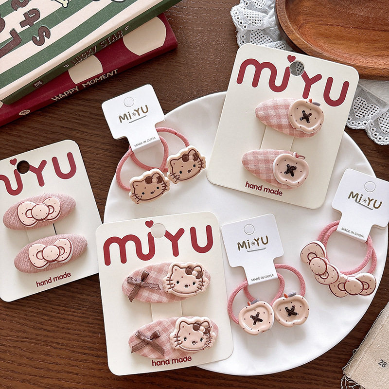 韩版甜美粉色系kt女孩刘海bb夹百搭可爱儿童侧边发夹蝴蝶结发绳,童装/婴儿装/亲子装,发饰,淘宝优惠券,粉丝福利购,淘宝优惠卷