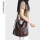 韩版 单双肩斜挎包两用三用多功能休闲大容量棕色春夏日常通勤百搭