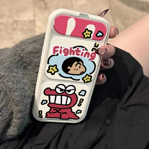 恐龙小新磁吸翻盖皮套新款适用苹果17Propro手机壳iPhone16max手机壳iPhone15小米14华为mate80pura70ip13/12