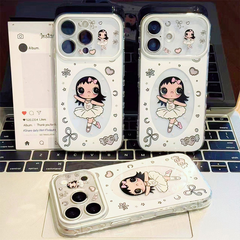芭蕾舞小玉适用苹果17Promax手机壳iPhone16pro18小米17华为mate80pura70k90note15nova14荣耀500x300findx9