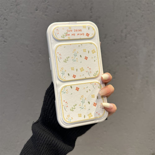 ins风满屏小碎花磁吸翻盖适用苹果17Promax手机壳iPhone16Pro手机壳iPhone15plus小米14华为mate80pura70女13