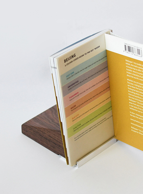 规律RPL 原创实木金属铝制标签卡座胡桃木橱窗信息展示名片收纳座