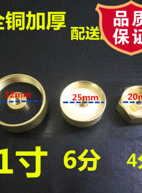 A.O史密斯电热水器排污口螺帽螺丝 堵头镁棒堵帽 全铜通用配件