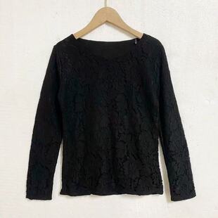 秋季 清仓 新款 时尚 159 妃蝶轩 百搭显瘦加绒蕾丝打底衫 断码