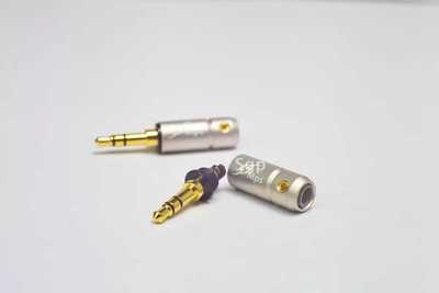 【原装】台湾MPS Eagle-6CB铜镀金对录耳机线音频3.5耳机维修插头