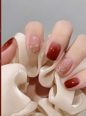 秋冬高级感新年红色指甲油女免烤快干持久不可剥显白无味2025新款