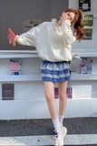 韩系减龄木耳边碎花连帽防晒衣服女夏薄款宽松设计感小众运动外套，女装套装/套裙，世纪海洋