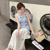 【下架】无袖上衣+半身裙两件套155-8615-P165K235，女装套装/套裙，世纪海洋